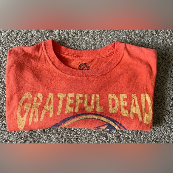 Grateful Dead San Francisco CA 1969 Short Sleeve T-Shirt Tee Orange Small JBHS - Picture 10 of 10